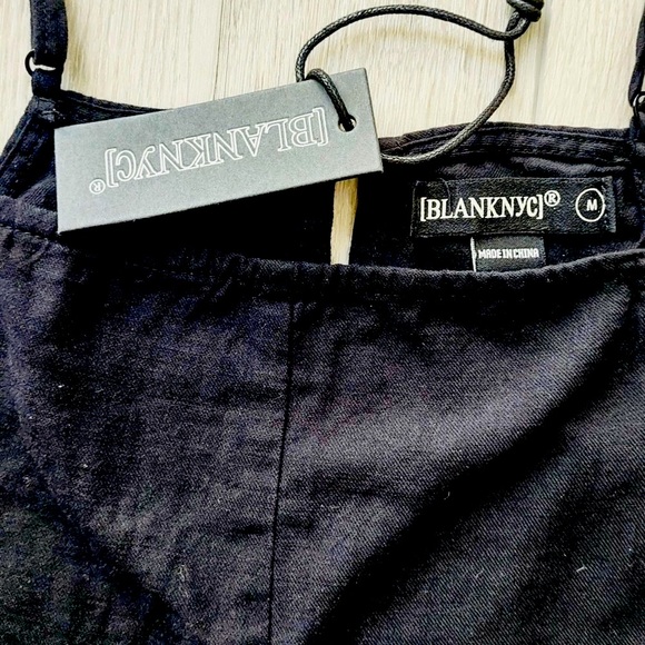 🆕 [BlankNYC] Paint It Black Jumpsuit, Color: Black; SZ:M. NWT! NOW$45. MRSP$98 - Picture 7 of 9